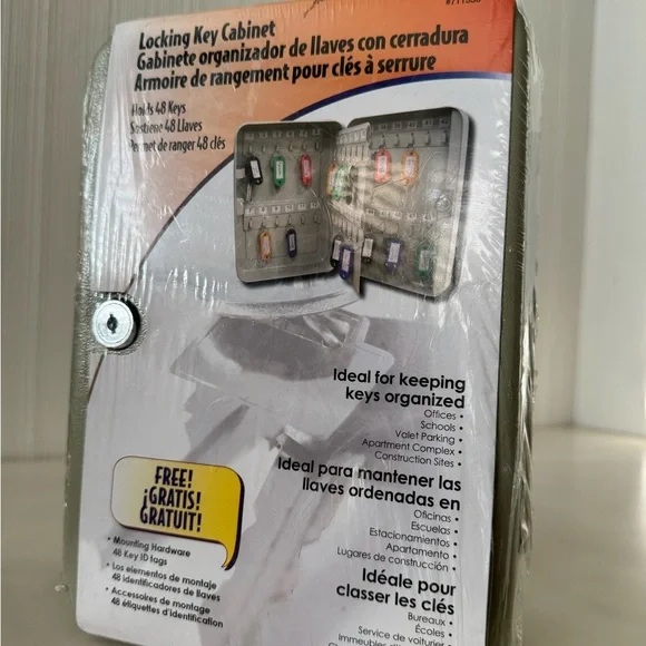 Key Storage Box with Lock - Picture 2 of 4